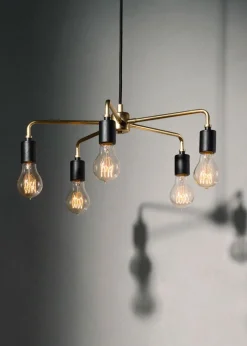 Audo Copenhagen Leonard Chandelier Brass - Verkauf von Lagerbeständen Online