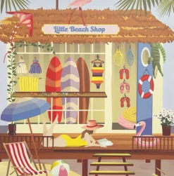 Kinder ViSSEVASSE Little Beach Shop - Puzzle 150 Pcs