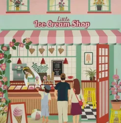 ViSSEVASSE Little Ice Cream Shop - Puzzle 150 Pcs Ice cream shop 150 pcs Sale