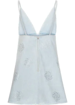 ROTATE by Birger Christensen Lorina Denim Stud Mini Dress