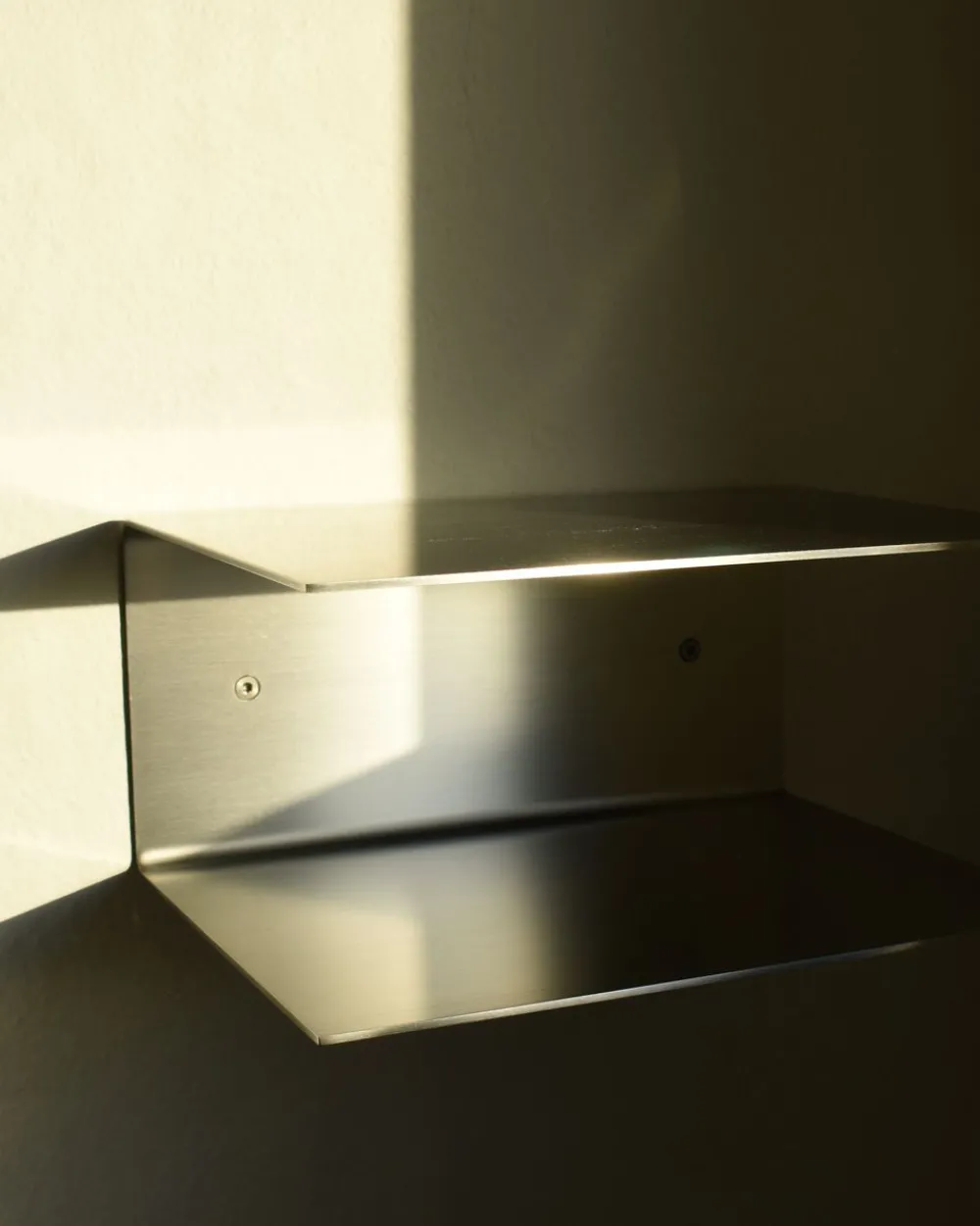 Acier Studio Lund Bedside Table Stainless Steel Clearance