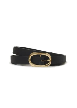 Anine Bing Mini Signature Link Belt Black Online