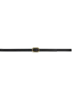 Anine Bing Mini Signature Link Belt Black Online