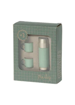 Maileg Miniature Thermos And Cups Mint Outlet