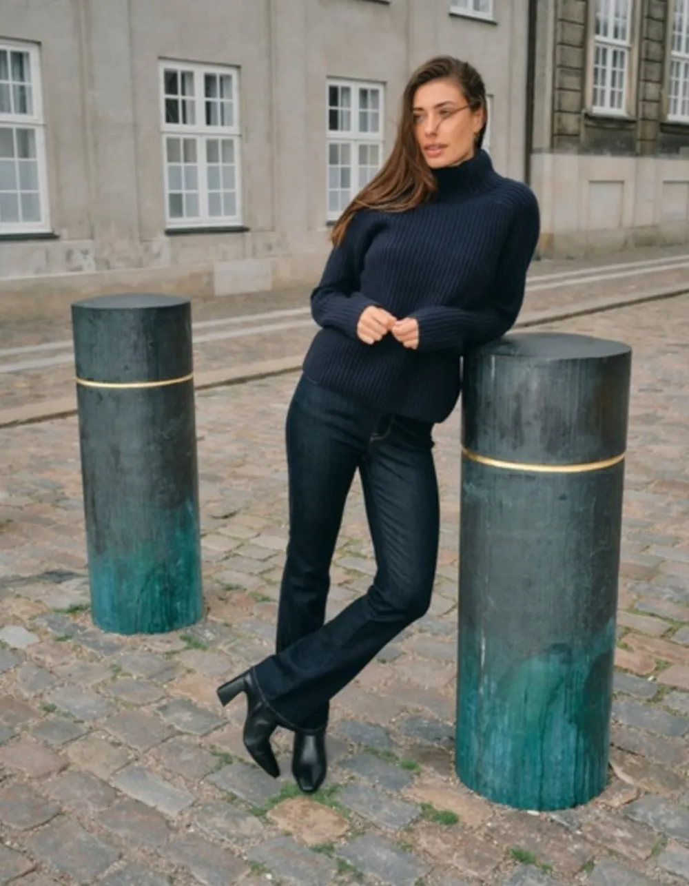 Mos Mosh MMAshley Deluxe Jeans Dark Blue Fashion