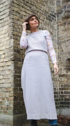 Wood Wood Molina Crinkled Dress Lilac Fashion