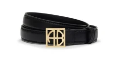 Anine Bing Monogram Belt Black New