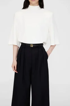 Anine Bing Monogram Belt Black New