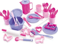 Dantoy My Little Princess Bake and Serve set Light Pink, Pink, Violet, White Hot