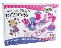 Dantoy My Little Princess Bake and Serve set Light Pink, Pink, Violet, White Hot