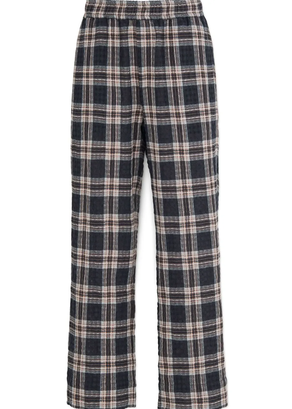 Aiayu My Pant Checked Wool Mix Black Online
