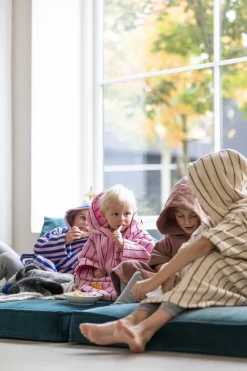 Bongusta Naram Kids Bathrobe baby pink & ski patrol Clearance