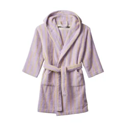 Bongusta Naram Kids Bathrobe lilac & neon yellow New