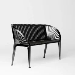 WOLFF NORDIC ND100 City bench by Nanna Ditzel Cast iron, black lacquered mahogany Fashion