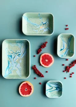 BORNN NEW MARBLE - Rectangular Tray Mint Best