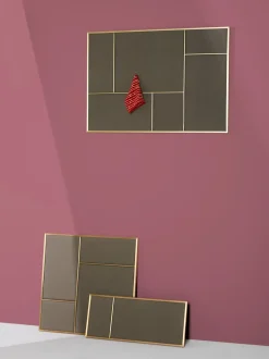 PLEASE WAIT to be SEATED Nouveau Pin / By All the way to Paris Oyster Grey / Brass - Medium Online