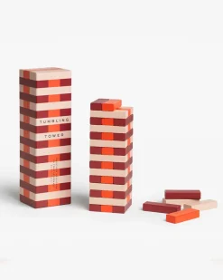 PRINTWORKS Play - Tumbling Towers Red Multi Clearance