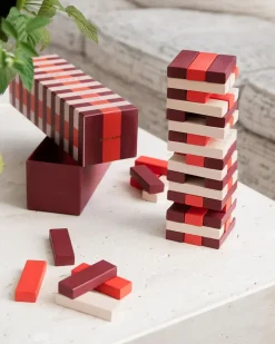 PRINTWORKS Play - Tumbling Towers Red Multi Clearance