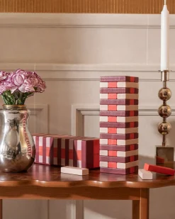 PRINTWORKS Play - Tumbling Towers Red Multi Clearance