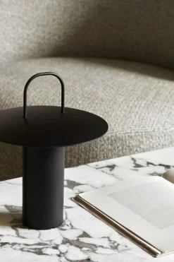 Audo Copenhagen Ray Table Lamp, Portable Black Best