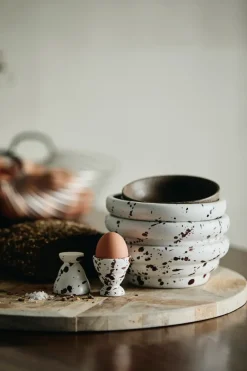 Nordal Ria Egg Cup W. Splash Ivory Discount