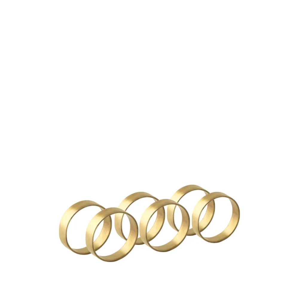 Broste CPH Ring Napkin Ring Brass Hot