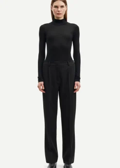 Samsøe & Samsøe SADou T-N T-shirt LS Black Clearance