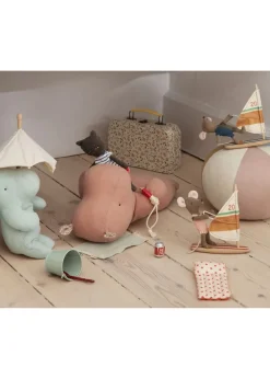 Maileg Safari Friends - Medium Hippo Old Rose Discount