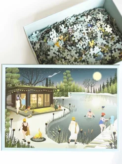 Kinder ViSSEVASSE Sauna By The Lake - Puzzle 1000 Pcs