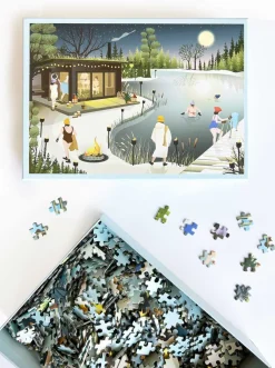 Kinder ViSSEVASSE Sauna By The Lake - Puzzle 1000 Pcs