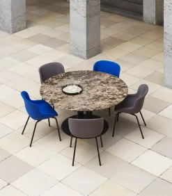 Normann Copenhagen Scala Table H75 cm - Marble Coffee Discount