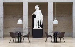 Normann Copenhagen Scala Table H75 cm - Marble Coffee Discount