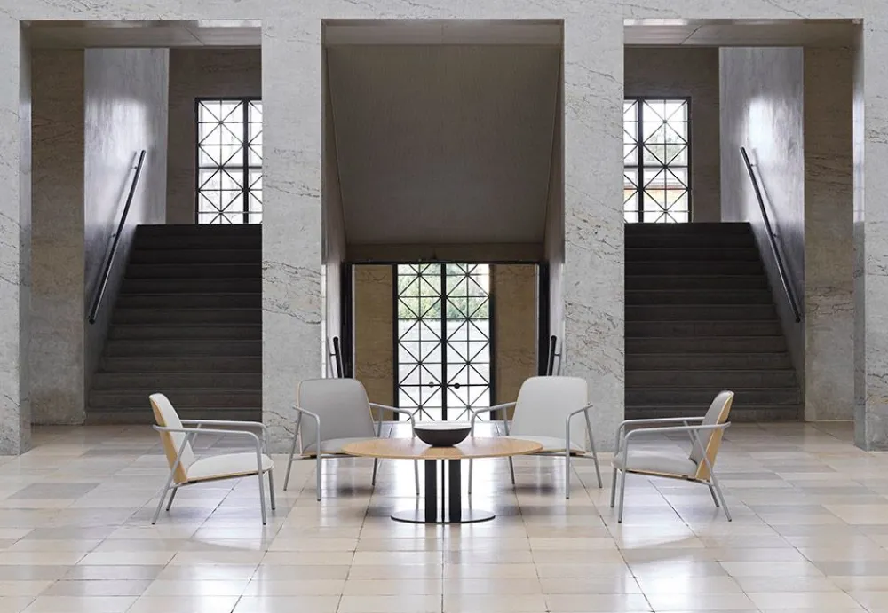 Normann Copenhagen Scala Table H75 cm - Marble Coffee Discount