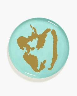 Serax Serving Plate Feast Azure Pepper Gold New