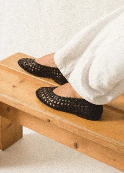 Anonymous Copenhagen Sessi 10 Hand-braided leather Black Discount