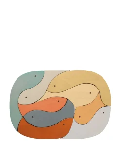 Ferm Living Shoal Puzzle Multi Hot
