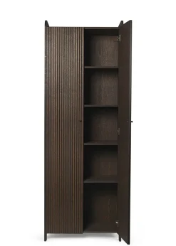 Ferm Living Sill Cupboard Tall - Dark Stained Oak New