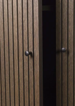 Ferm Living Sill Cupboard Tall - Dark Stained Oak New