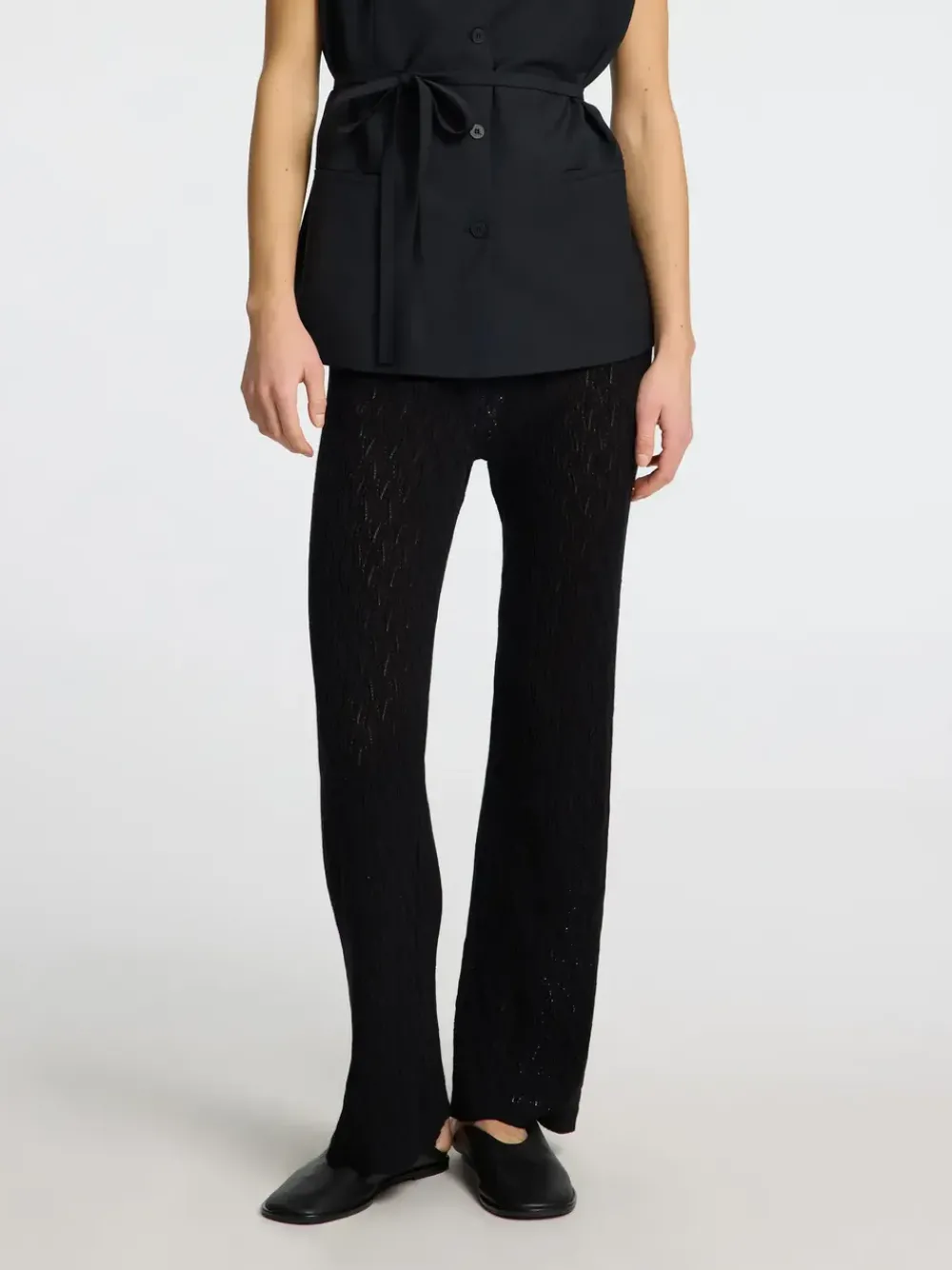 Selected Femme SLFAgny HW Knit Pant