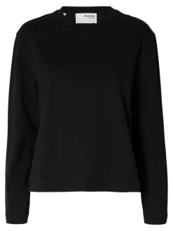 Selected Femme SLFEssential LS Boxy Tee NOOS