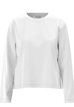 Selected Femme SLFEssential LS Boxy Tee NOOS