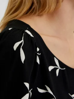 Selected Femme SLFIlva SS Top Black Fashion