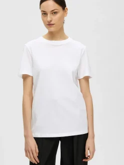 Selected Femme SLFMyessential SS O-neck Tee