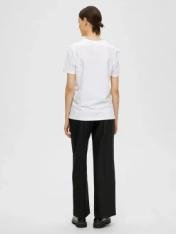 Selected Femme SLFMyessential SS O-neck Tee