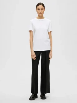 Selected Femme SLFMyessential SS O-neck Tee