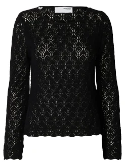 Selected Femme SLFNiva LS Knit O-neck