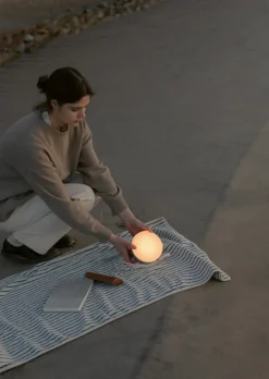 New Works Sphere Portable Lamp Warm Grey Sale