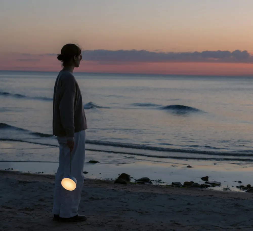 New Works Sphere Portable Lamp Warm Grey Sale