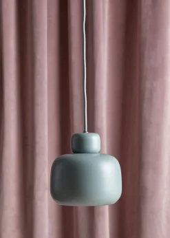 Woud Stone Pendant Mint Fashion