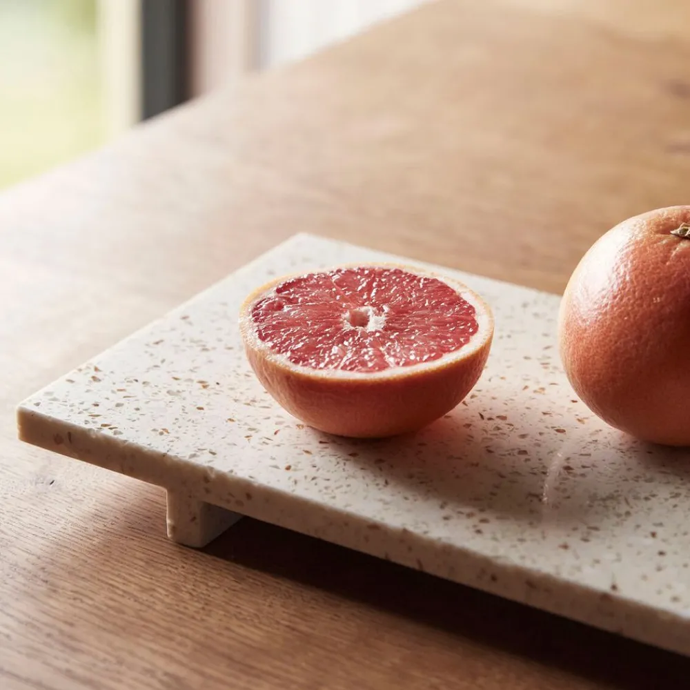 Hübsch Stone Tray Off White New